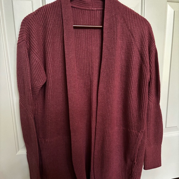Lululemon Cashlu Sweater Wrap, Size M/L - Picture 1 of 3